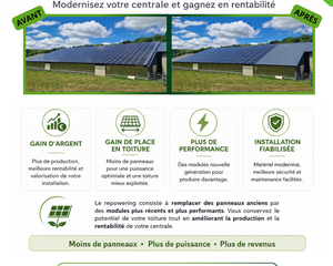 Donnez une seconde vie à votre centrale photovoltaïque grâce au repowering !