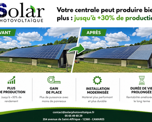 Repowering photovoltaique